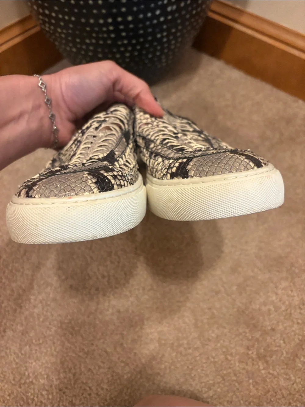 Tory Burch Huarache Snakeskin sneakers